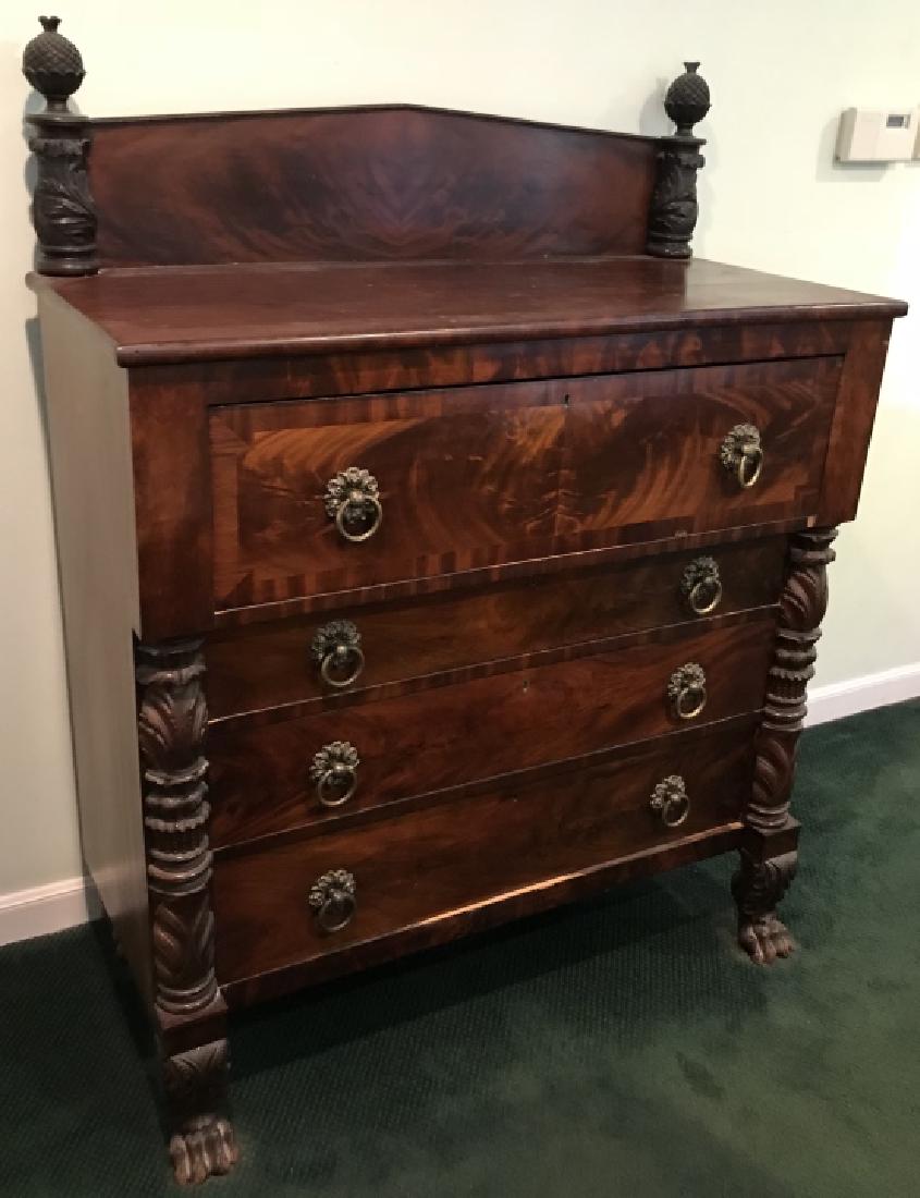 Antique 19th C American Empire Chest of Drawers