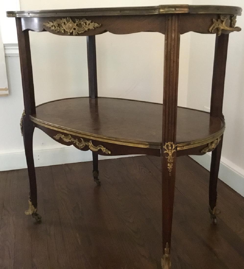 Louis XV Style Side Table W Ormolu Details (1 of 4)