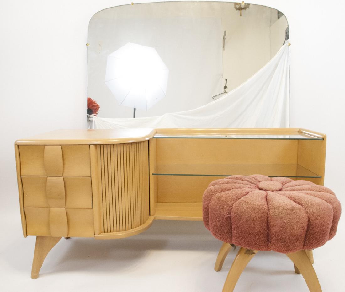 Mid C Modern Heywood Wakefield Vanity W Mirror