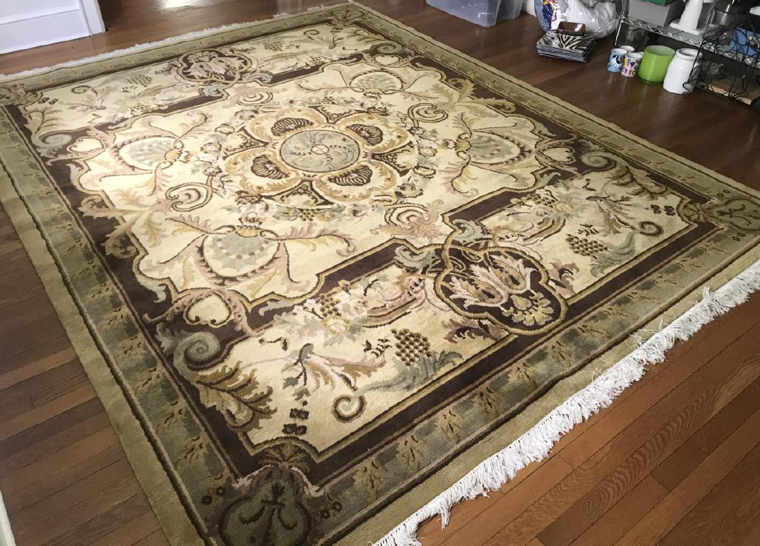 Oriental Indo Aubouson Wool Rug (1 of 6)