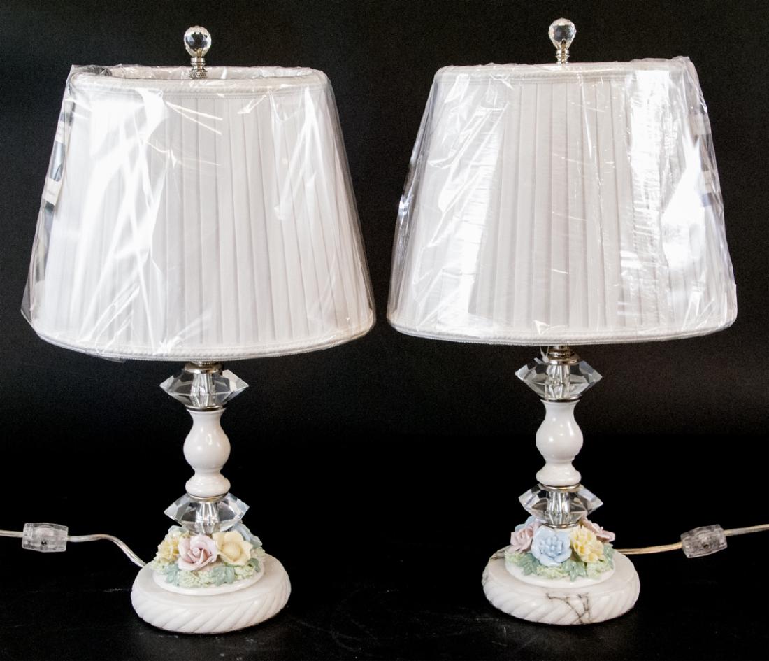 Pair Custom Designer Lamps W Vintage Components (1 of 7)