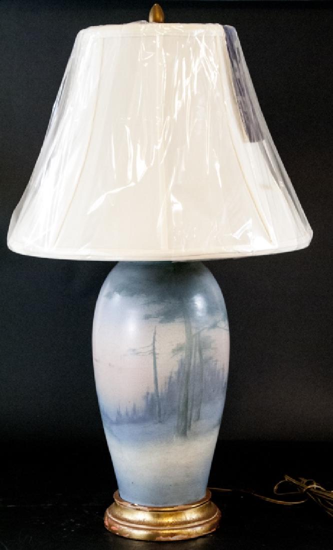 Vintage Painted Ceramic Vase Form Table Lamp (1 of 5)