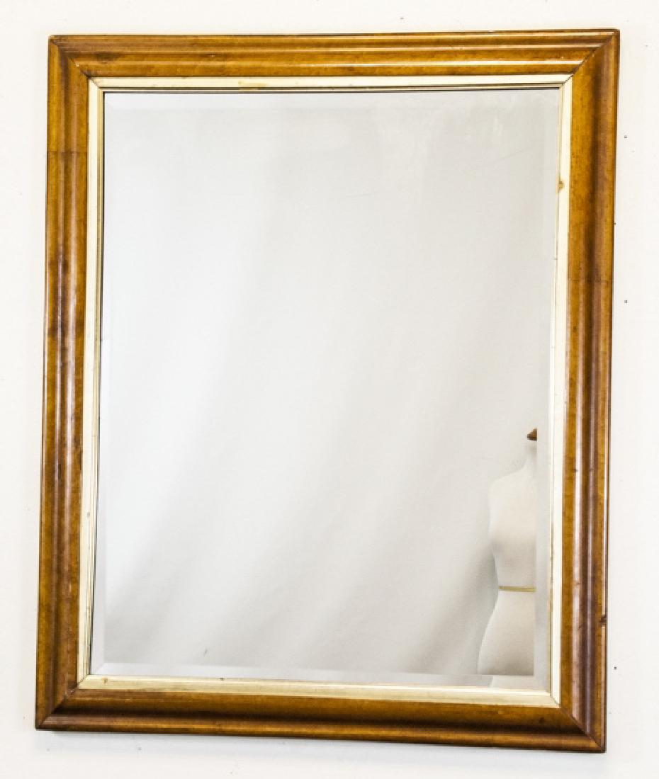 American Empire Traditional Oak & Gilt Mirror (1 of 4)