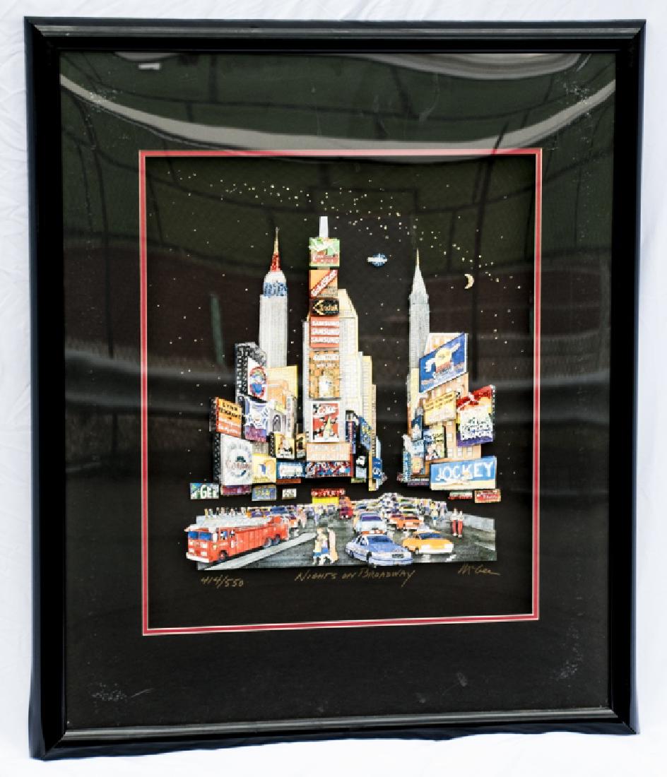 Nights on Broadway 3D Art Signed McGee (1 of 8)