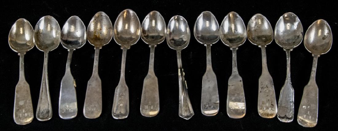 Set of Antique Sterling Silver Demitasse Spoons (1 of 4)