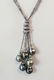Yvel 18kt White Gold Diamond & Pearl Necklace