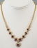 Estate 18kt Yellow Gold Ruby 7 Carat Diamond Necklace
