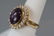 Estate 18kt Yellow Gold Ruby & Diamond Ring - 9