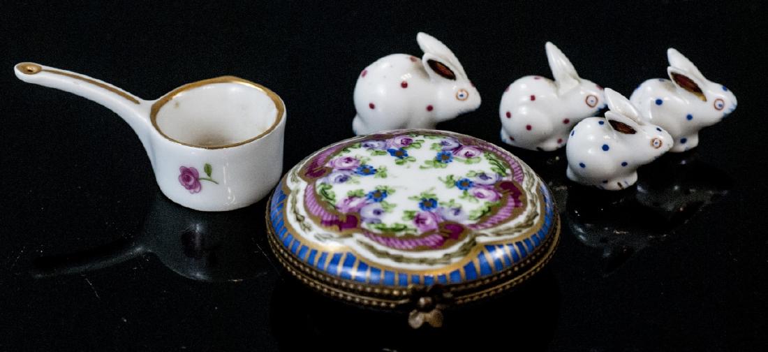 Miniature Porcelain Group - Herend & Limoges (1 of 10)