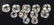 Group of 19th C Paste Stones / Faux Diamonds