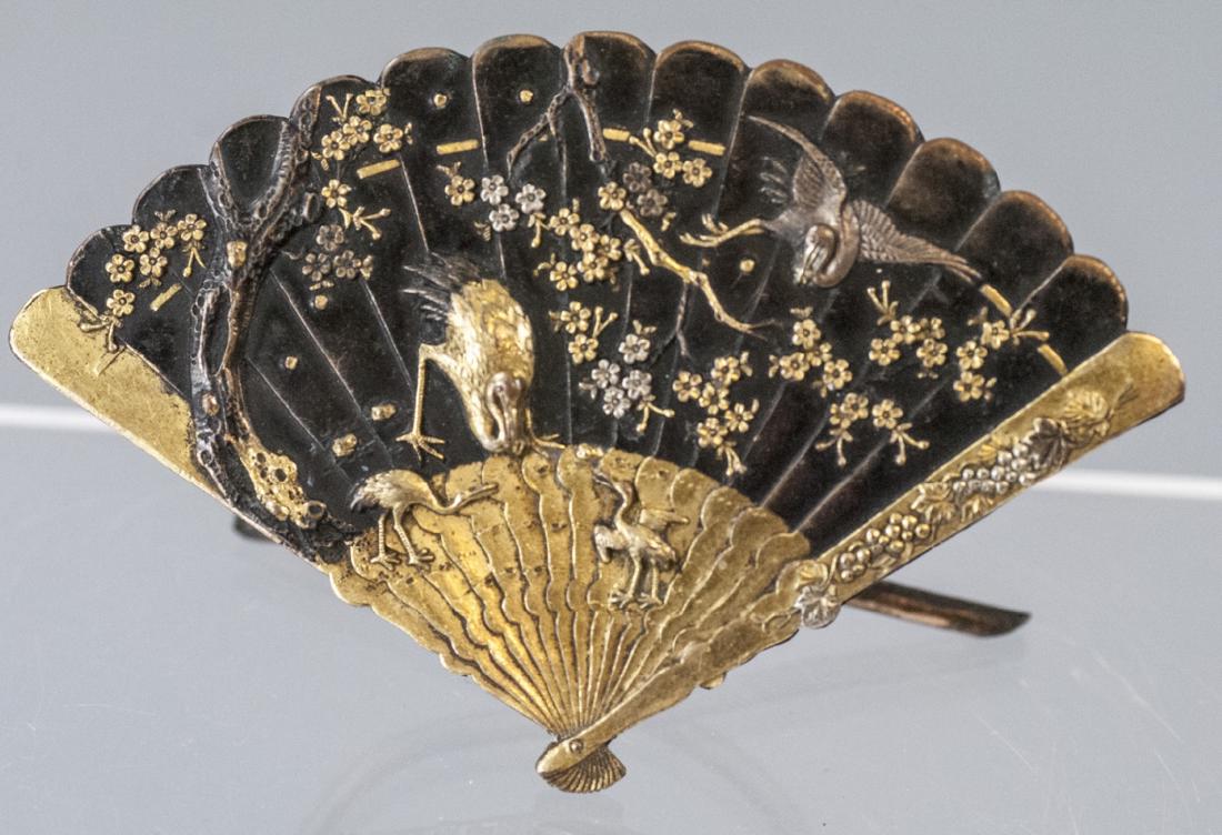 Antique 19th C Meiji Japanese Place Card Holder (1 of 6)