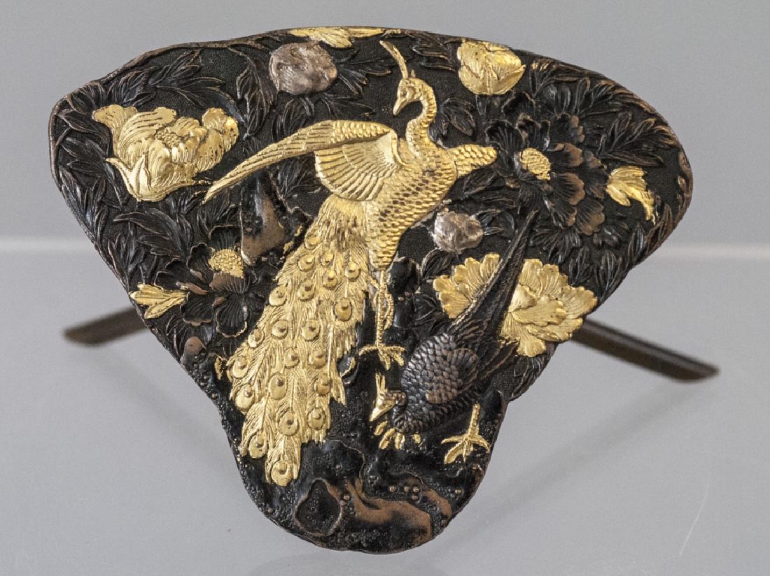 Antique 19th C Meiji Japanese Place Card Holder