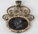 Large Antique 19th C Carved Onyx Intaglio Pendant