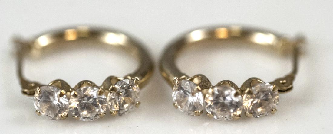 Pair of Estate 14kt Yellow Gold Hoop Earrings (1 of 4)