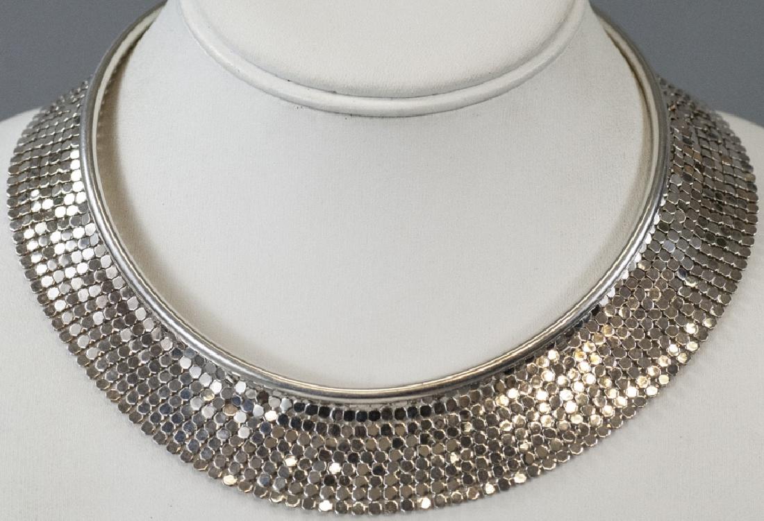 Vtg 1970's Sterling Silver Chain Mail Necklace (1 of 7)
