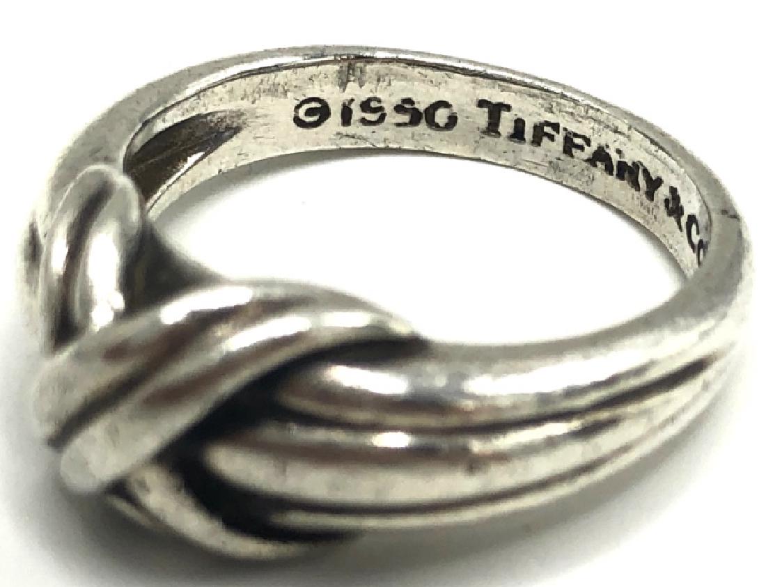 Vintage Tiffany & Co Sterling Silver X Ring
