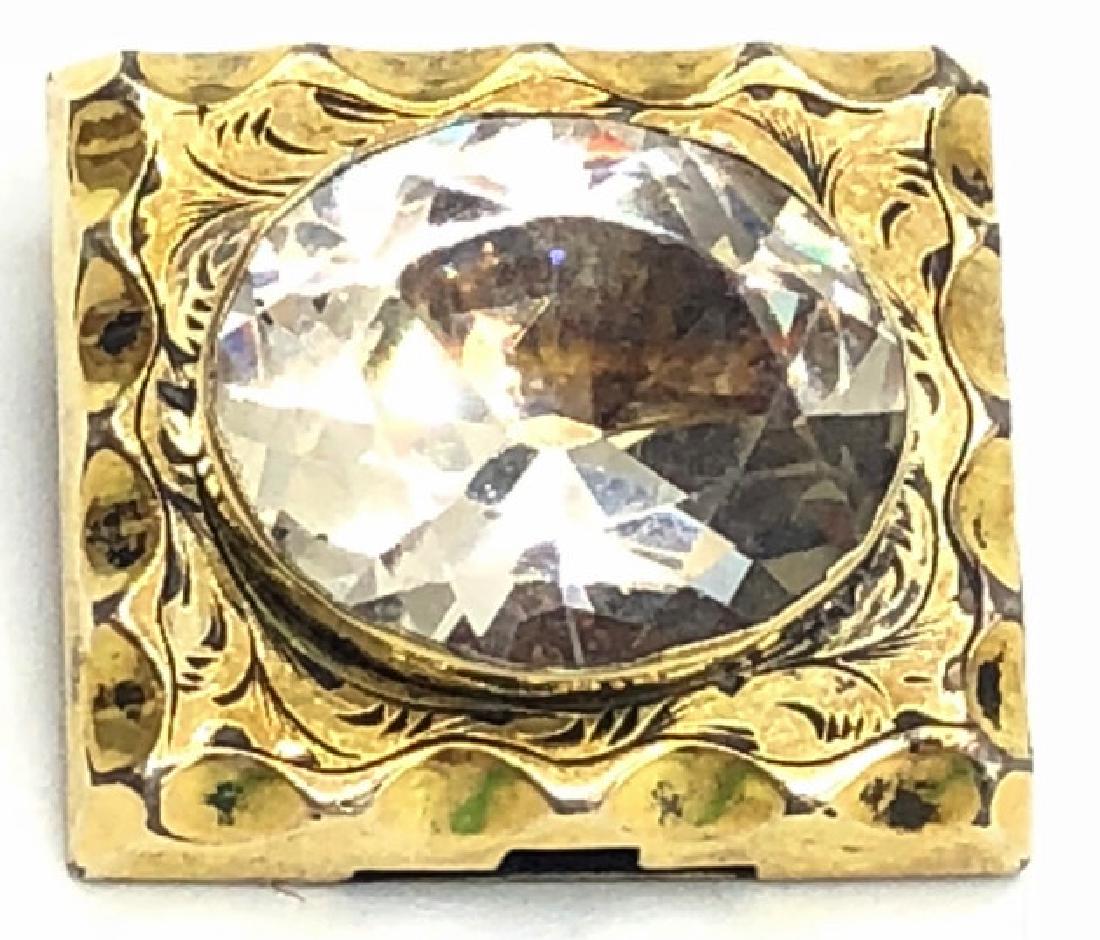 Victorian 14k Gold & Paste Pin / Brooch (1 of 3)