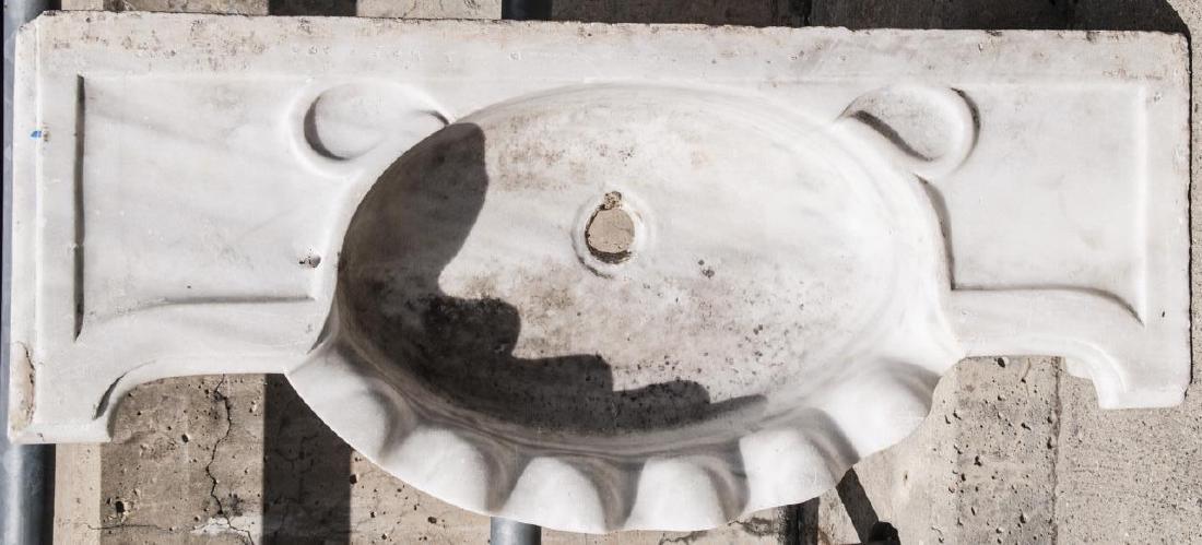 Neoclassical Style Granite Sink Outdoor Bird Bath (1 of 5)