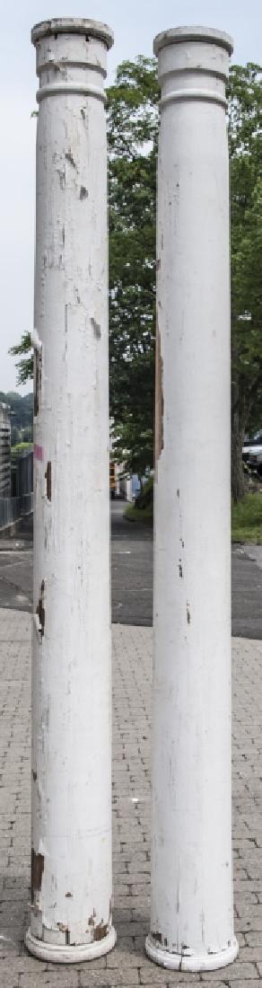 Pair Tuscan Tapered Architectural Salvage Columns (1 of 8)