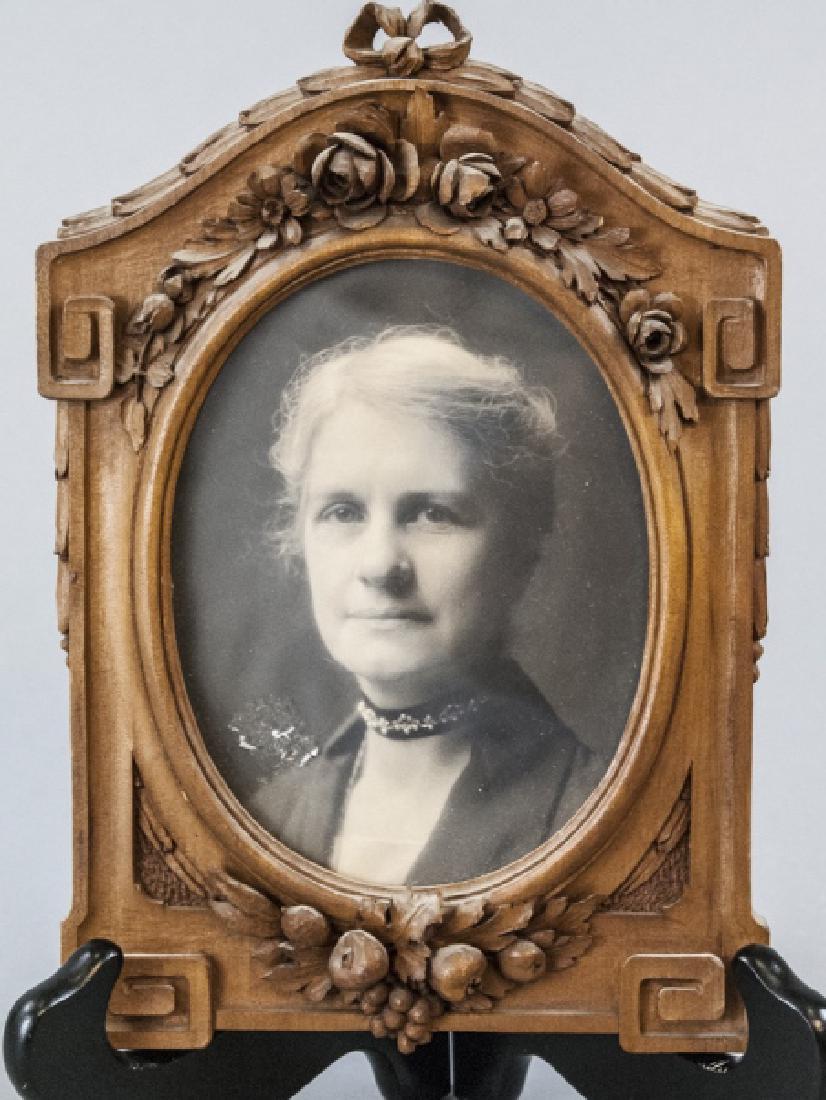 Antique Black Forest Style Ornate Carved Frame (1 of 6)