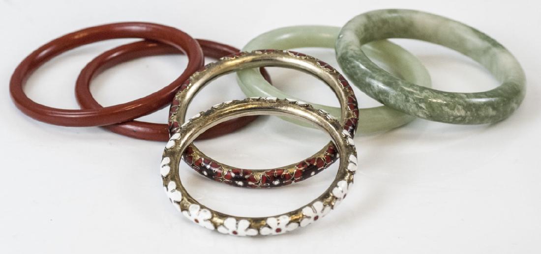 Collection of Vintage / Estate Chinese Bangles (1 of 6)