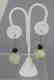 Chinese Necklace & Earrings w Jade & Onyx Beads - 2