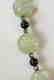 Chinese Necklace & Earrings w Jade & Onyx Beads - 4