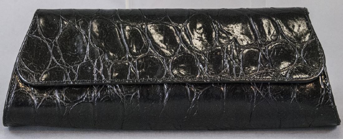 Vtg Jalda Embossed Leather Clutch Bag / Purse (1 of 6)