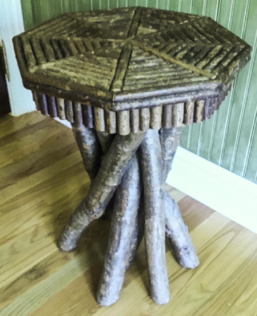 Adirondack Style Twig Side Table (1 of 5)