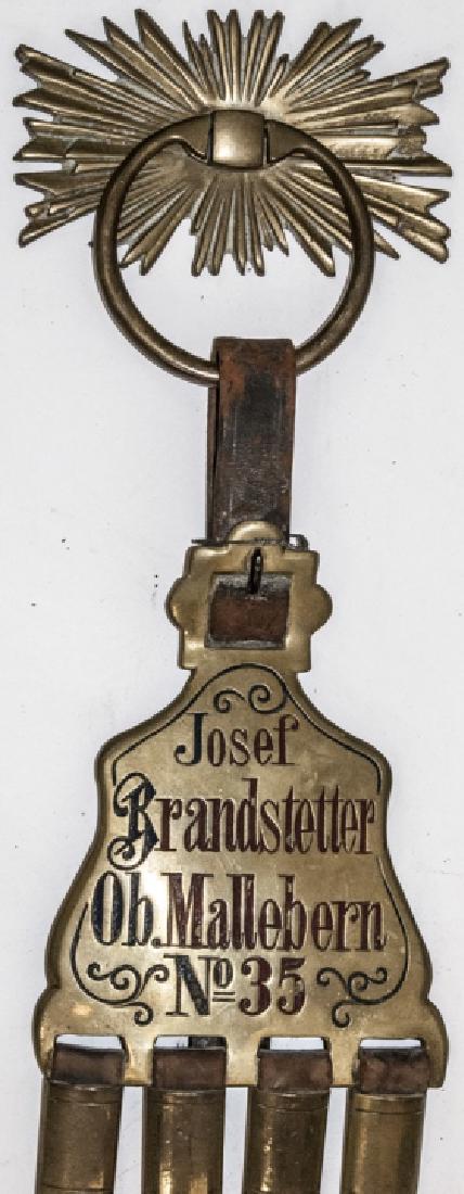 Leather & Brass Decorative Horse Trapping (1 of 10)