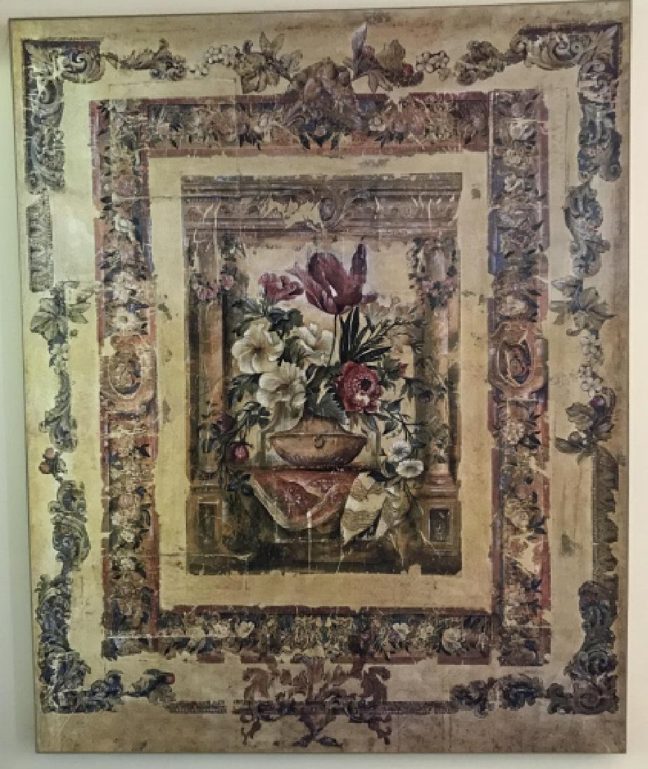 Large Scale Decorative Floral Print on Canvas (1 of 4)