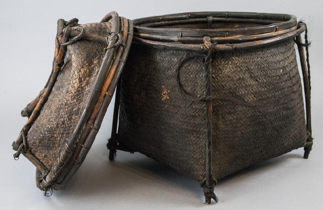 Vintage Philippine Woven Hunting Basket (1 of 5)
