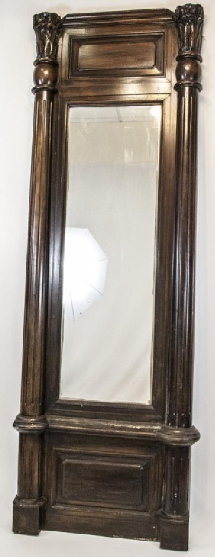 American Empire Architectural Salvage Hall Mirror (1 of 5)