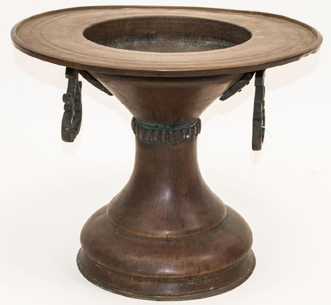 Vintage Turkish Copper + Bronze Coal Brazier (1 of 5)