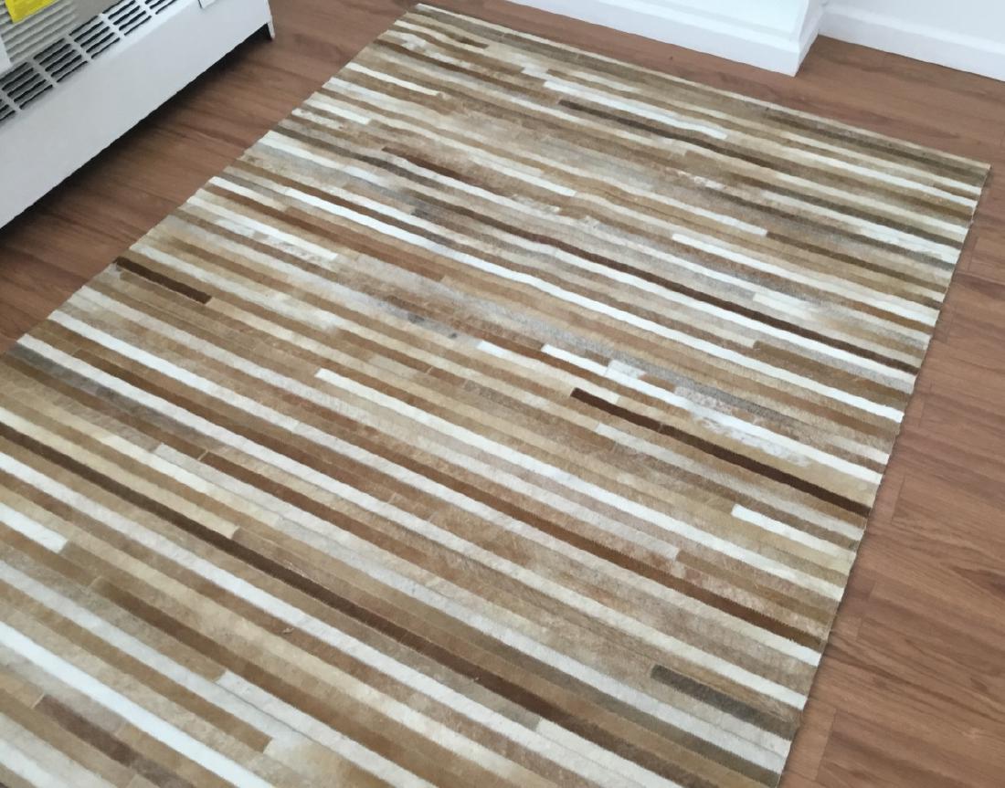Contemporary Hide on Leather Area Rug (1 of 4)