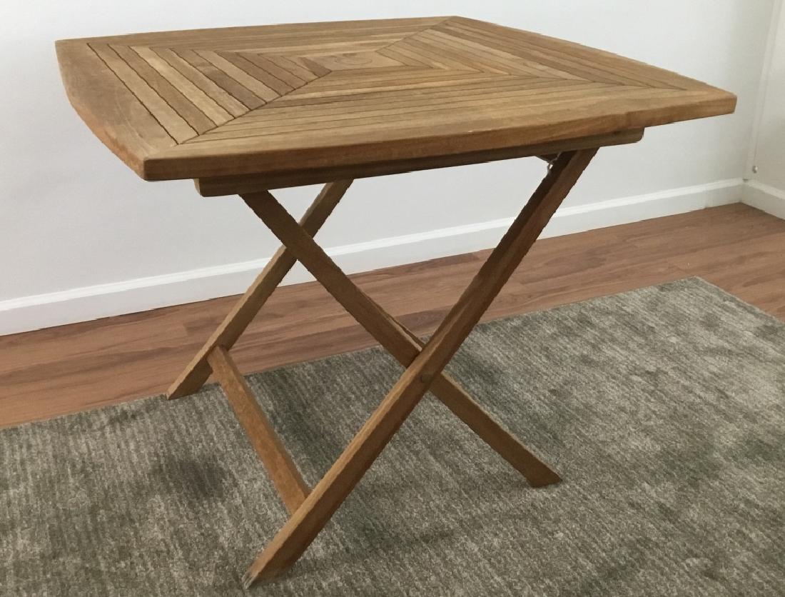 Contemporary / Modern Teak Outdoor Table (1 of 3)