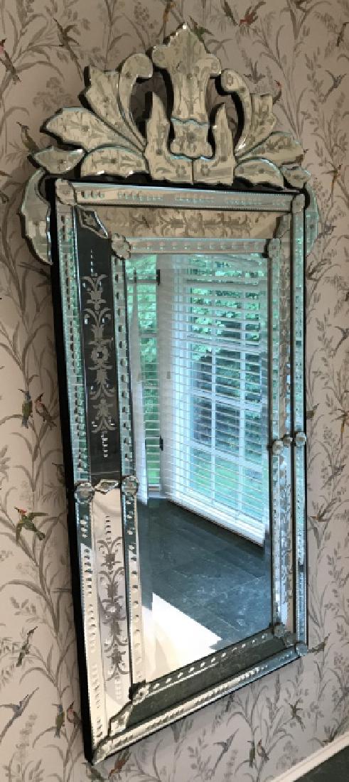 Large Italian Venetian Glass Style Wall Mirror (1 of 5)
