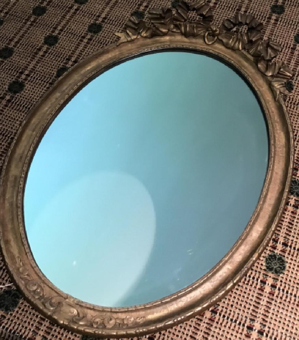 French Empire Style Ribbon Motif Wall Mirror (1 of 3)