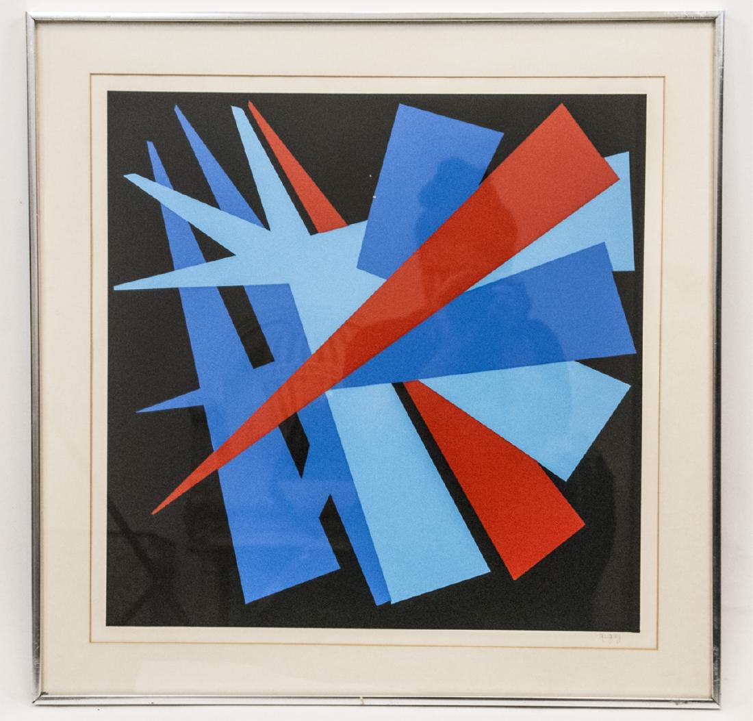 Mid C Modern Screen Print Signed Marquez (1 of 7)