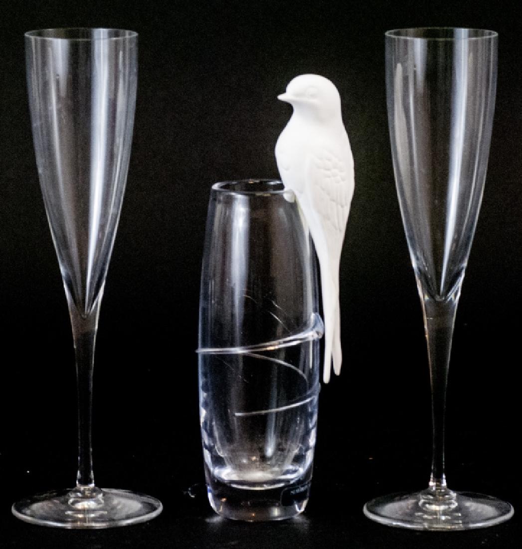 Lot Crystal Objects Incl Simon Pearce & Baccarat (1 of 8)