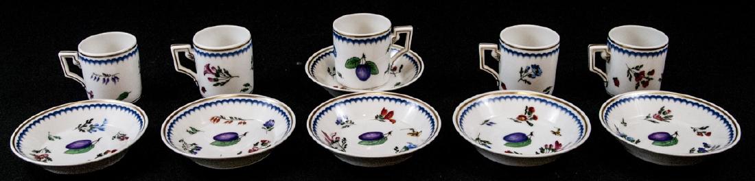 Richard Ginori Italian Fruit Motif Espresso Set (1 of 8)