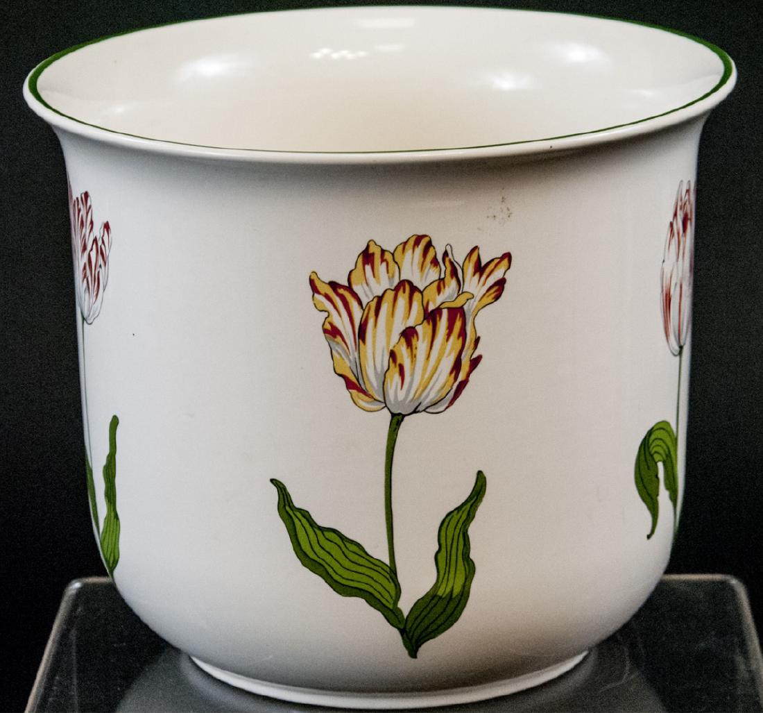 Tiffany & Co "Tiffany Tulips" Ceramic Cache Pot (1 of 5)