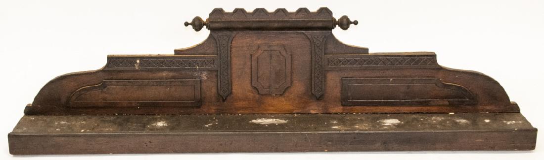 Antique Arts & Crafts Style Wooden Pediment (1 of 5)