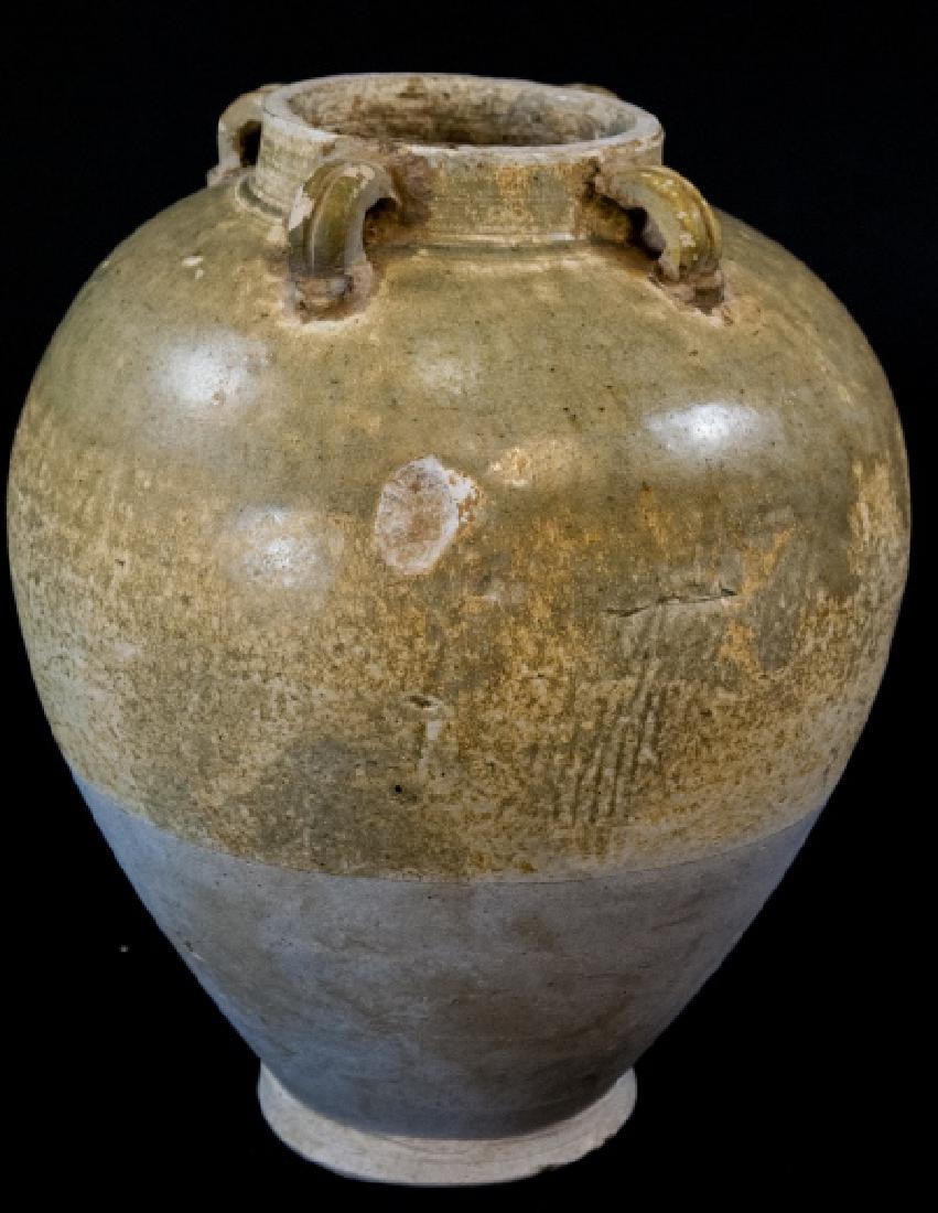 Chinese Tang Dynasty Glazed Pottery Vase / Vessel (1 of 7)