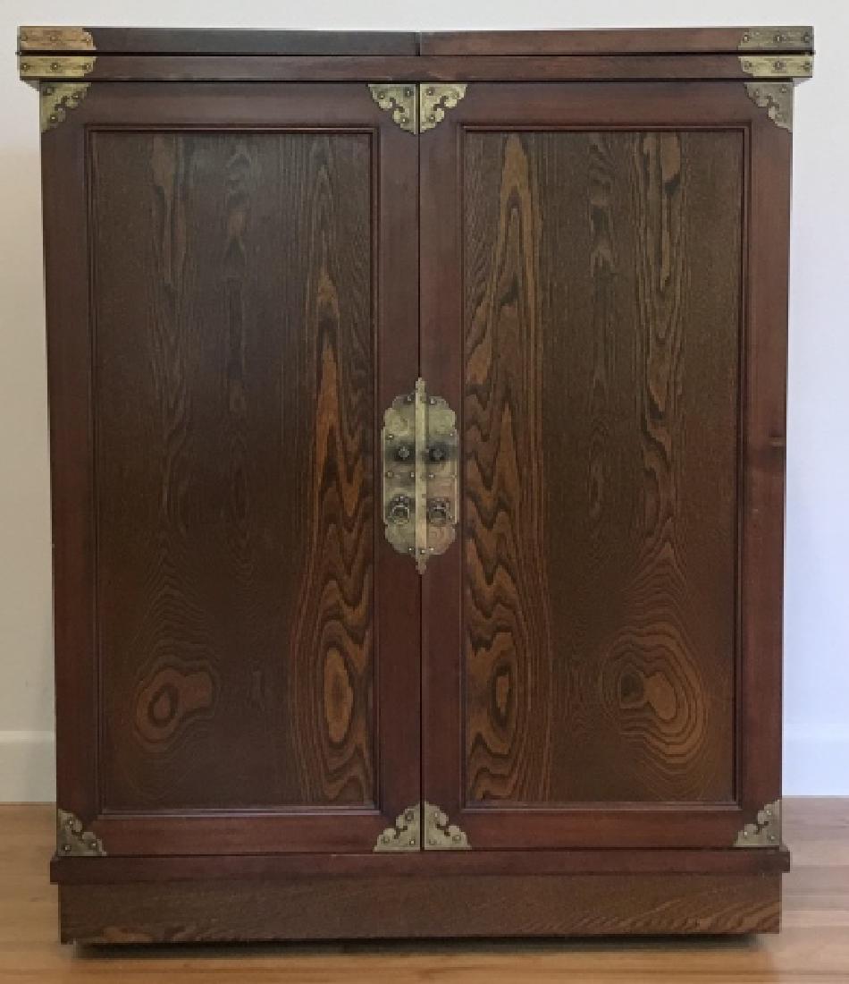 Mid C Korean Walnut Cocktail Bar (1 of 9)