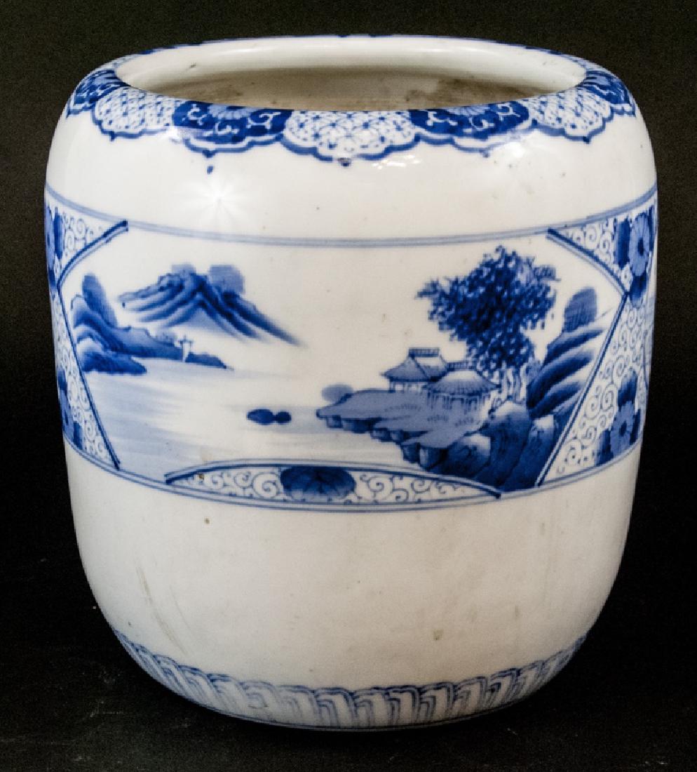 Large Chinese Hand Painted Porcelain Vase (1 of 8)
