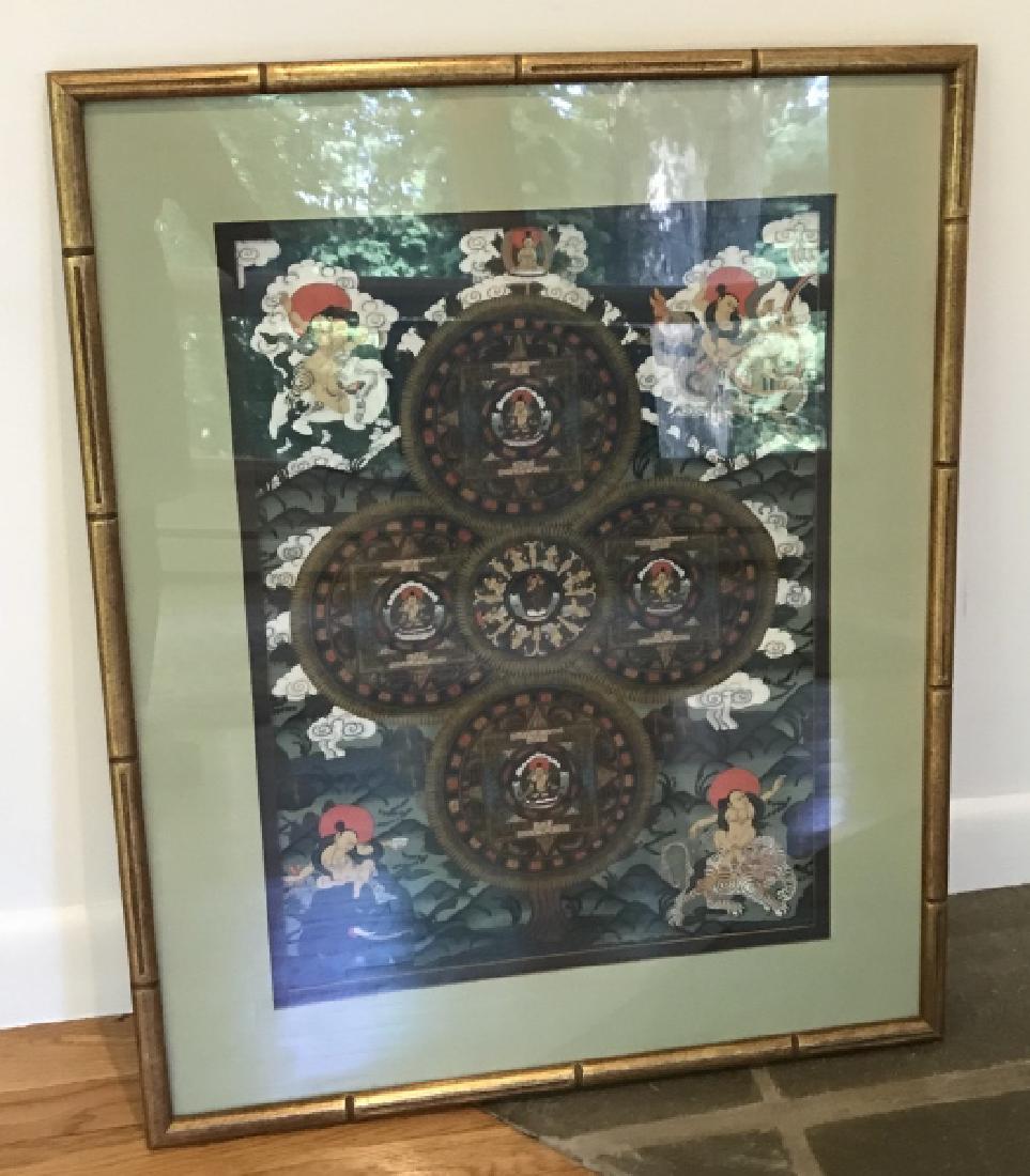 Vintage Indian Deity Wall Art Framed (1 of 4)