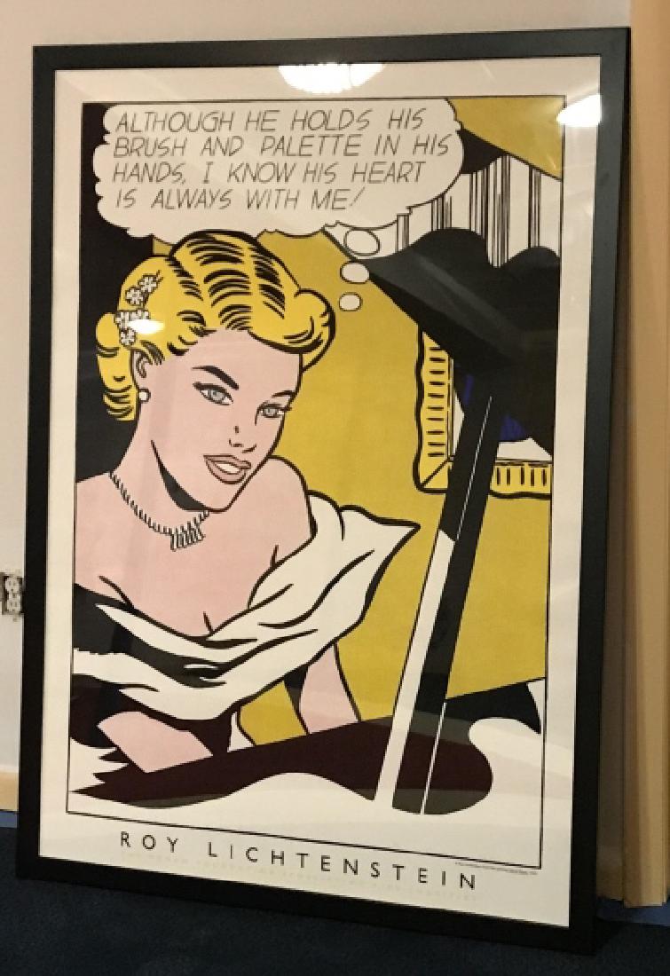 Roy Litchenstein Pop Art Print Framed (1 of 7)