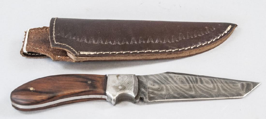 Damascus Steel 9" Hand Knife Coco Bolo Handle (1 of 7)