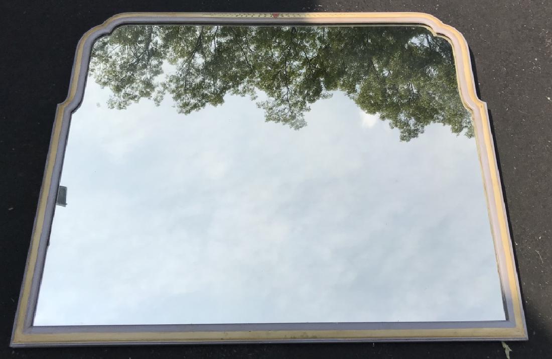 French Country Hand Painted Frame Wall Mirror (1 of 3)